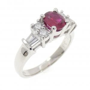 PT900 ルビー リング 0.54CT