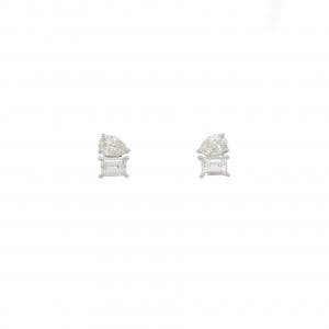 【新品】PT900 ダイヤモンド ピアス 0.66CT