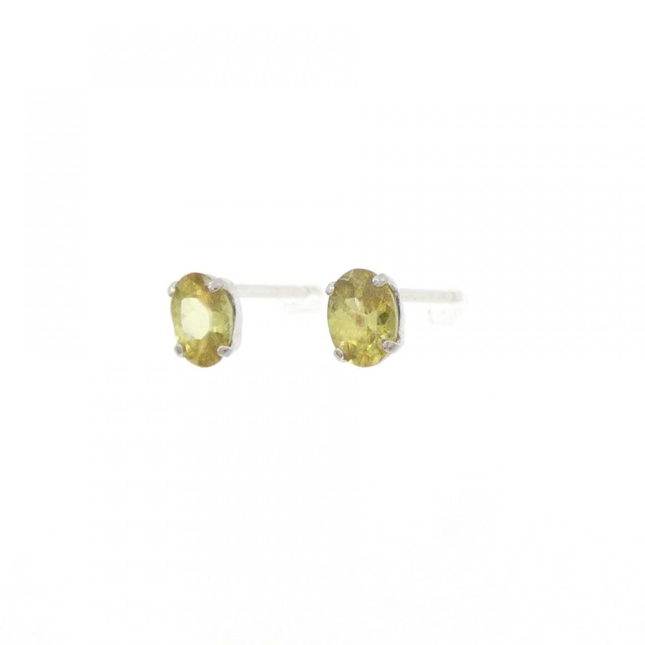 【新品】PT900 スフェーン ピアス 0.35CT