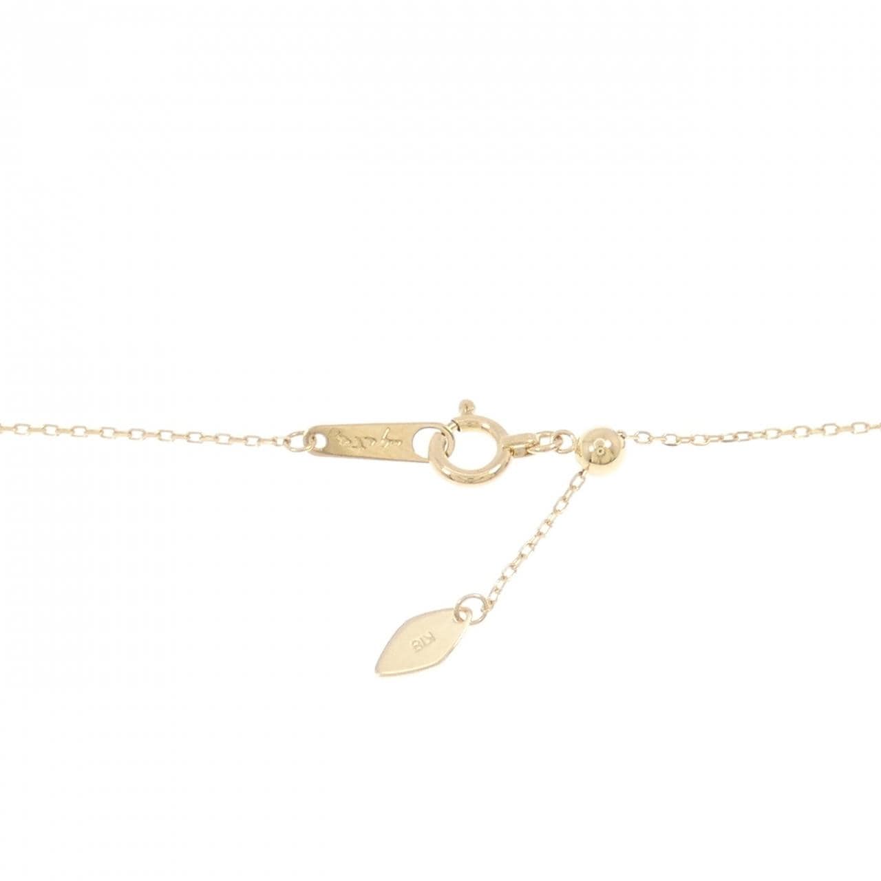 アガット ダイヤモンド ネックレス 0.1CT