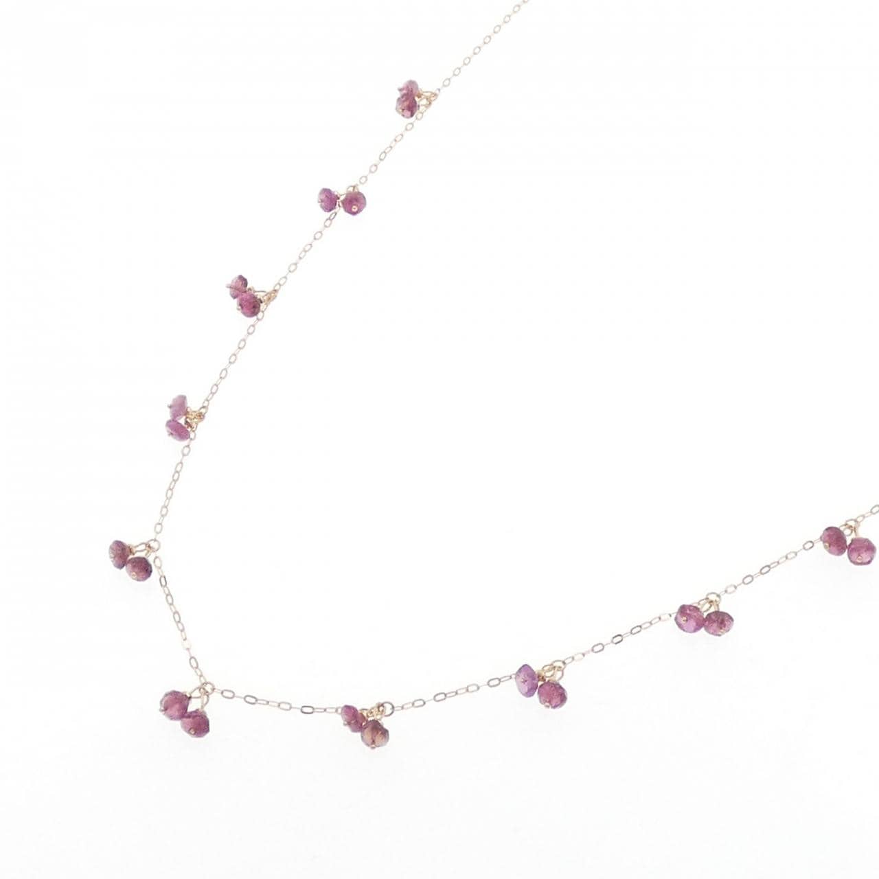 K18PG トルマリン ネックレス 4.30CT