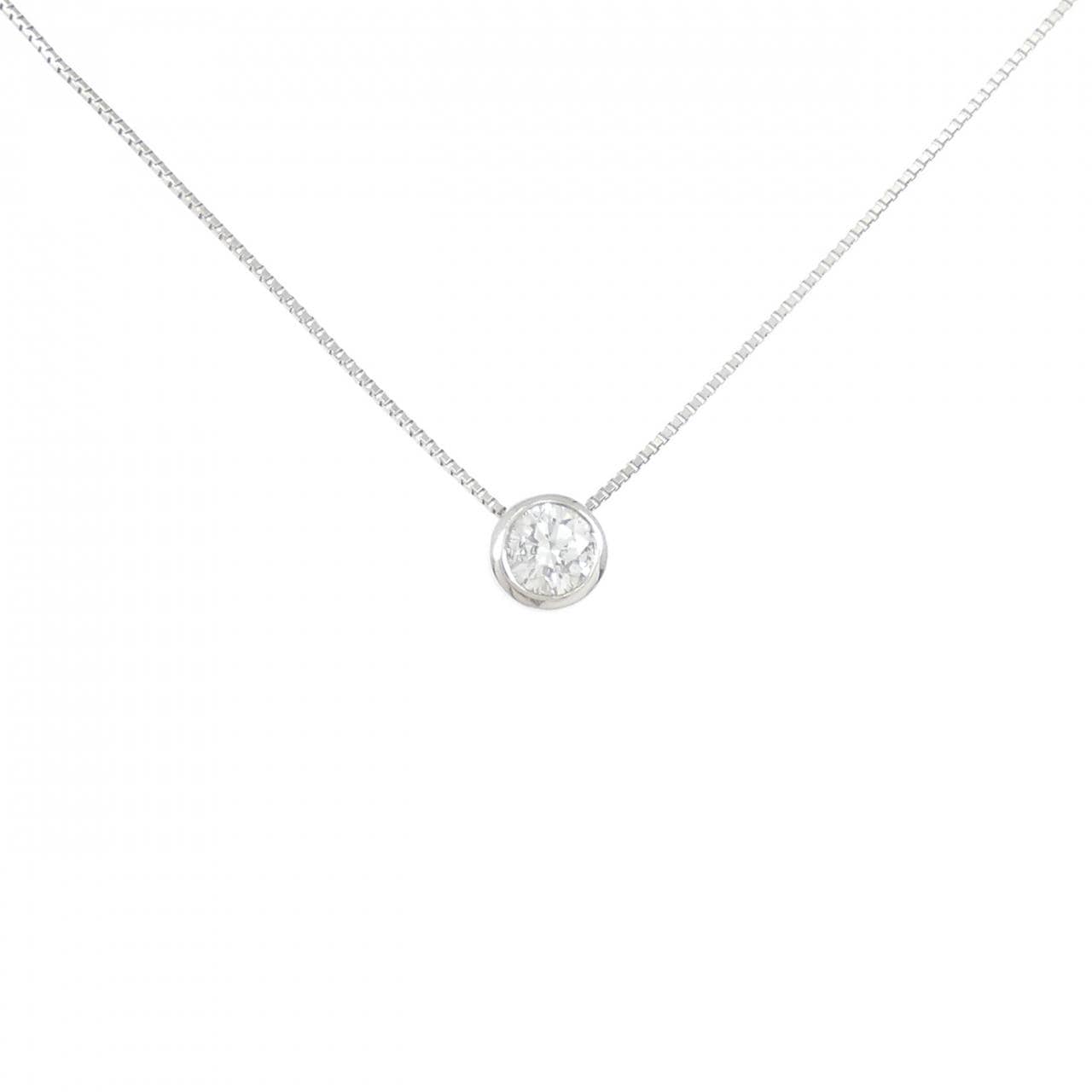 PT1000/PT850 ソリティア ダイヤモンド ネックレス 0.203CT