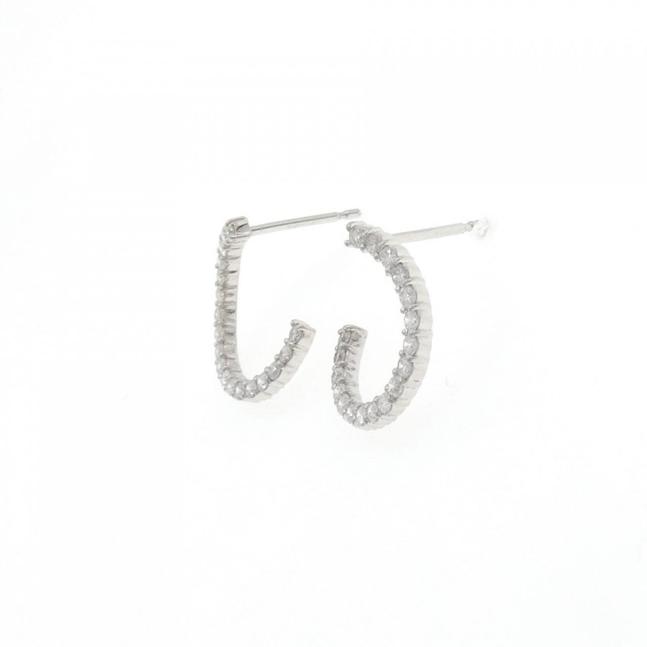 PT900 ダイヤモンド ピアス 0.50CT