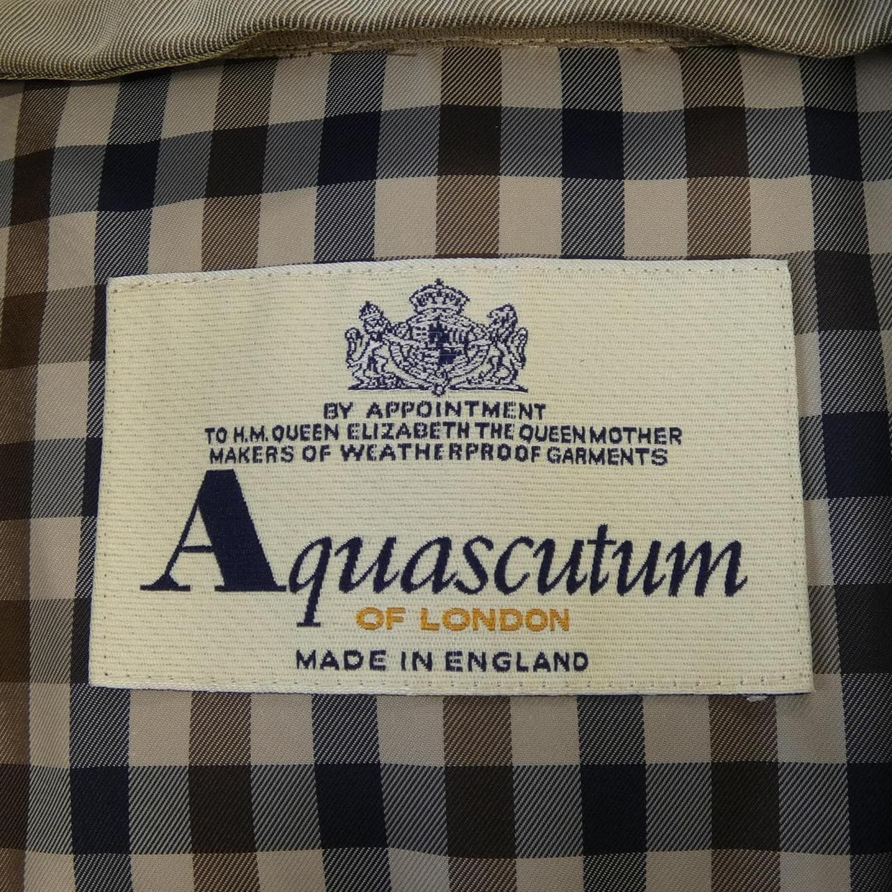 【ヴィンテージ】アクアスキュータム Aquascutum トレンチコート