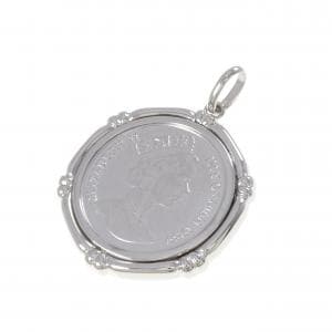 PT900(枠) コイン ペンダント
