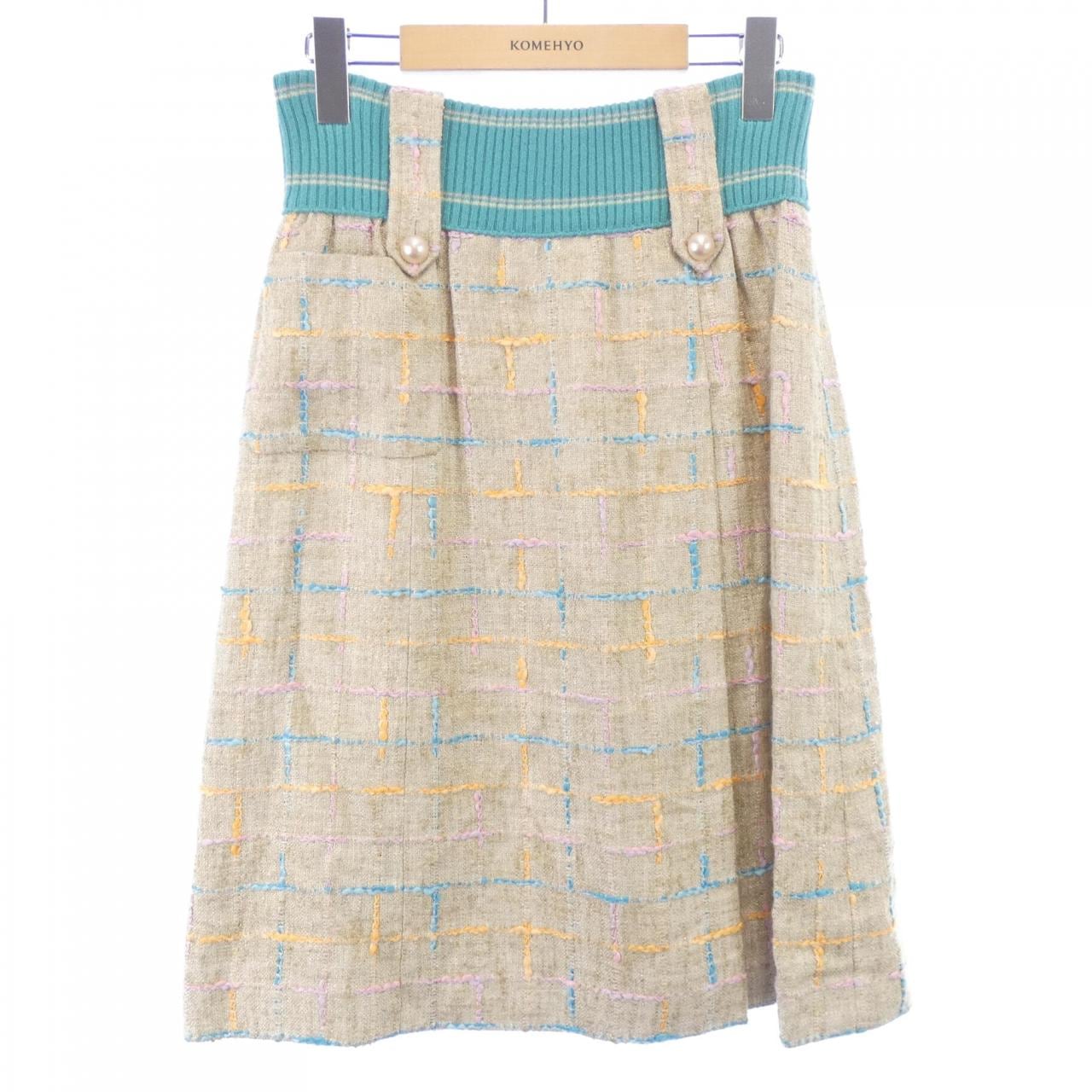 【ヴィンテージ】シャネル CHANEL P17770W02771 01P. スカート