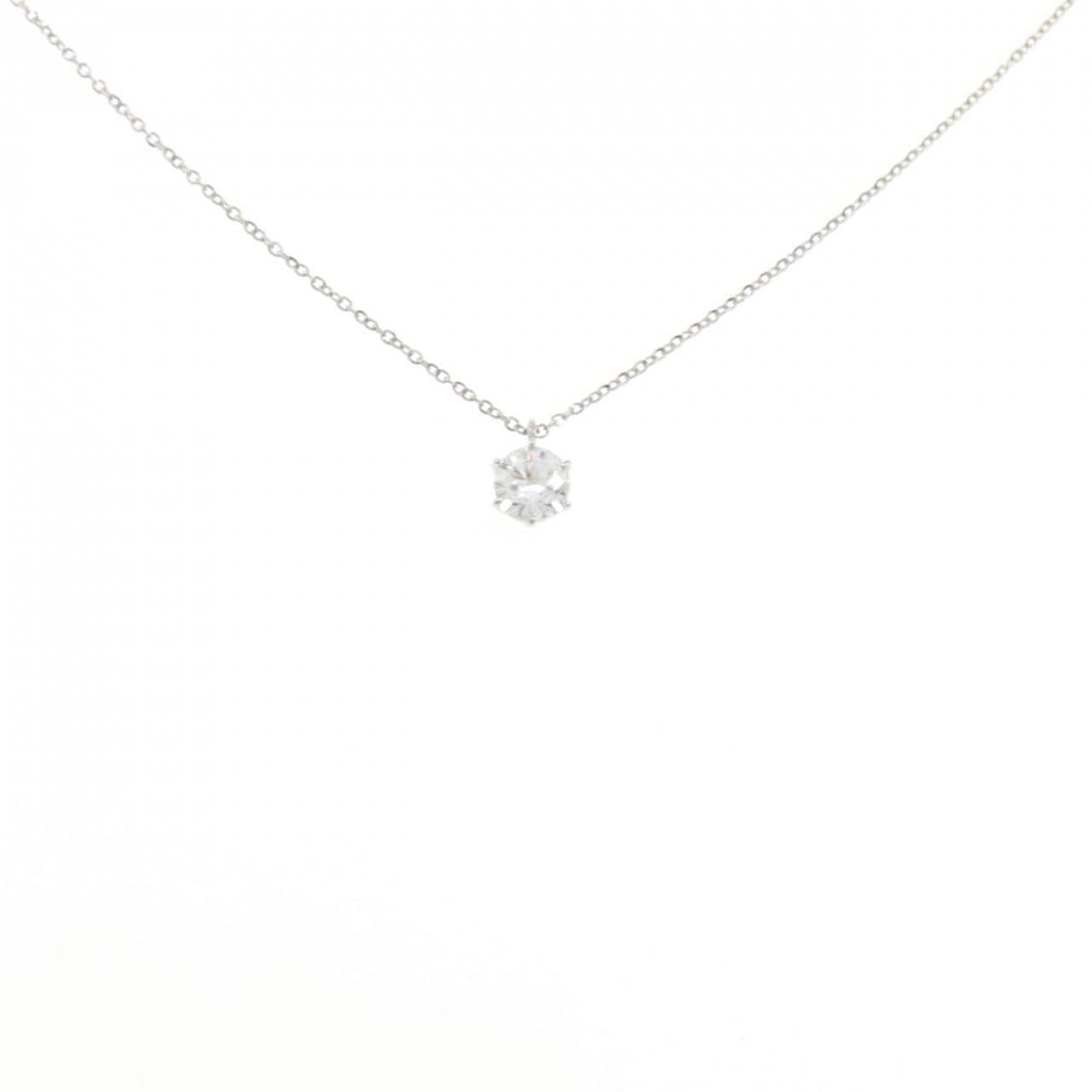 PT950/PT850 ダイヤモンド ネックレス 0.500CT D SI2 3EXT