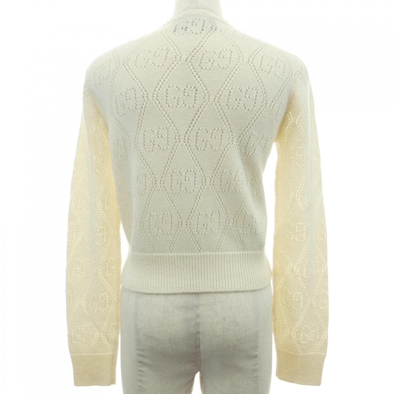 グッチ GUCCI GGパーフォレーテッドウールクロップドセーター 642115 XKBL7 ニット