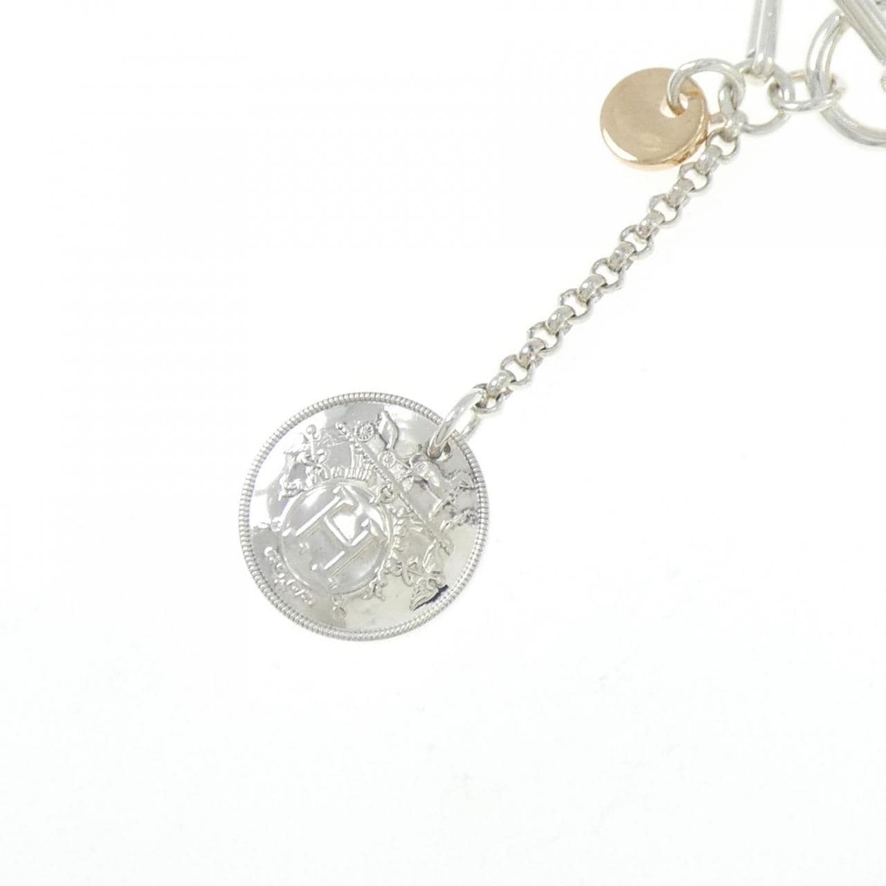 HERMES exlibris necklace