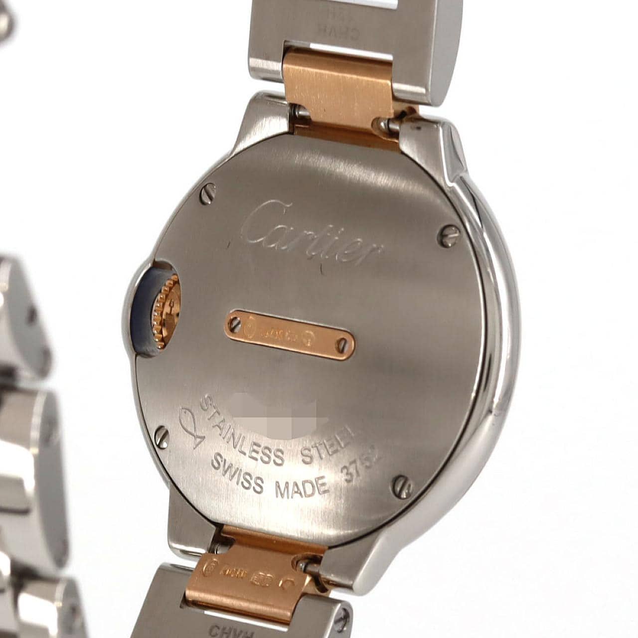 カルティエ バロンブルーSM PGコンビ･11P W3BB0005 SSxPG クォーツ