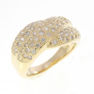 K18YG ダイヤモンド リング 0.50CT
