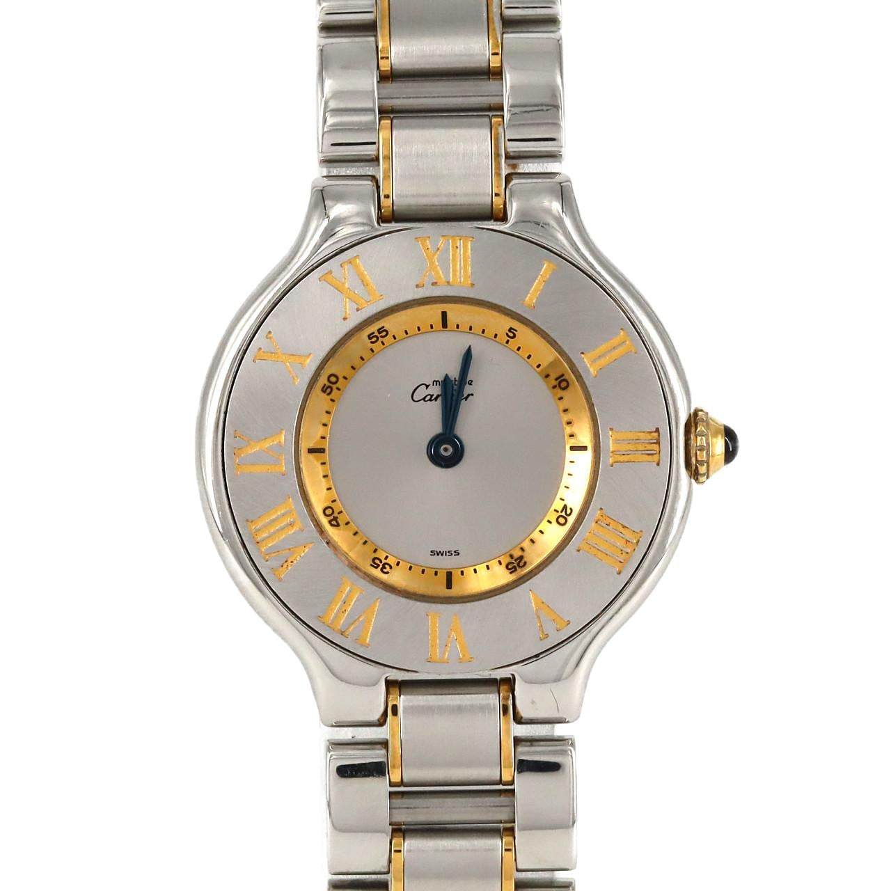 Cartier Must 21SM Combi W10073R6 SSxYG Quartz