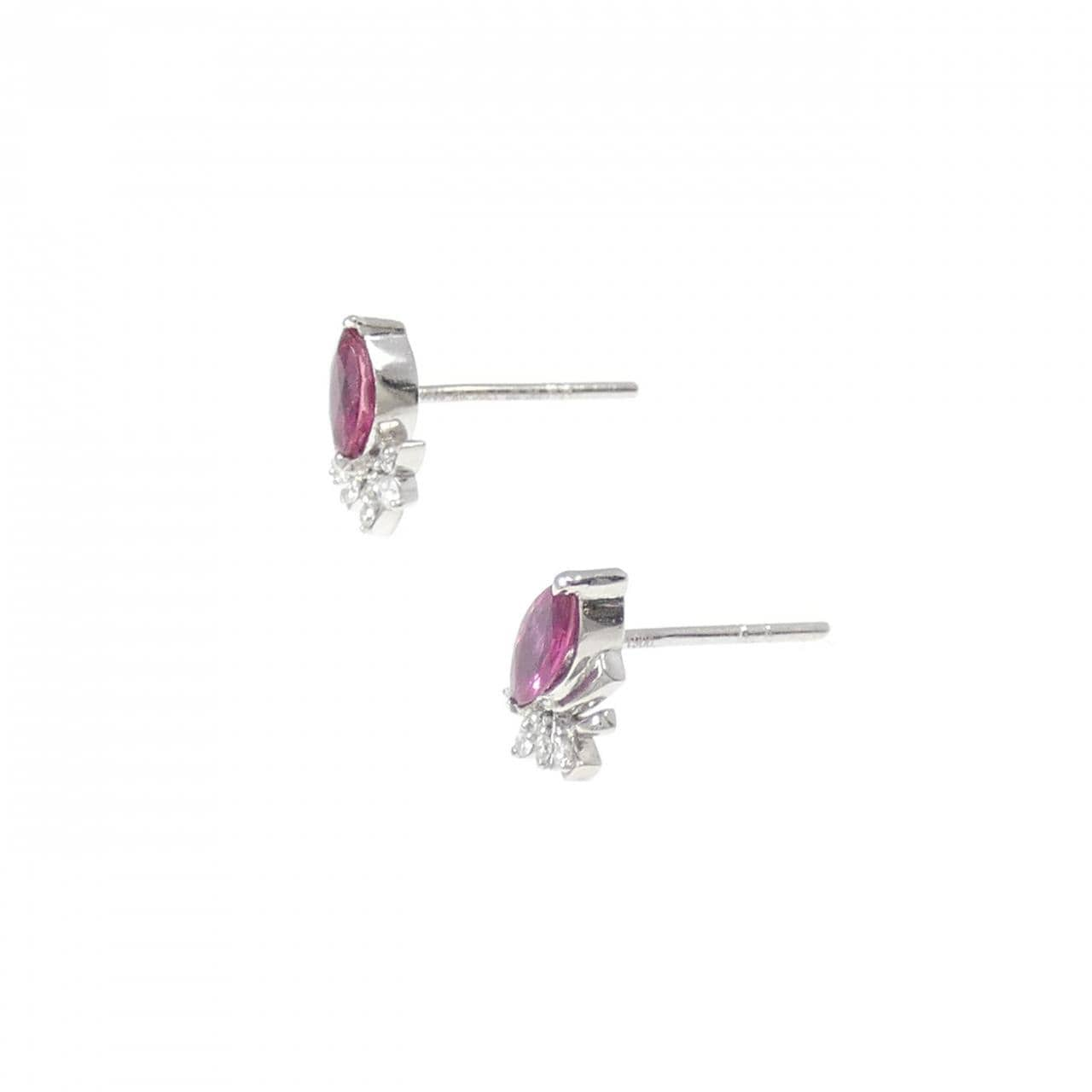 PT Ruby Earrings 0.50CT