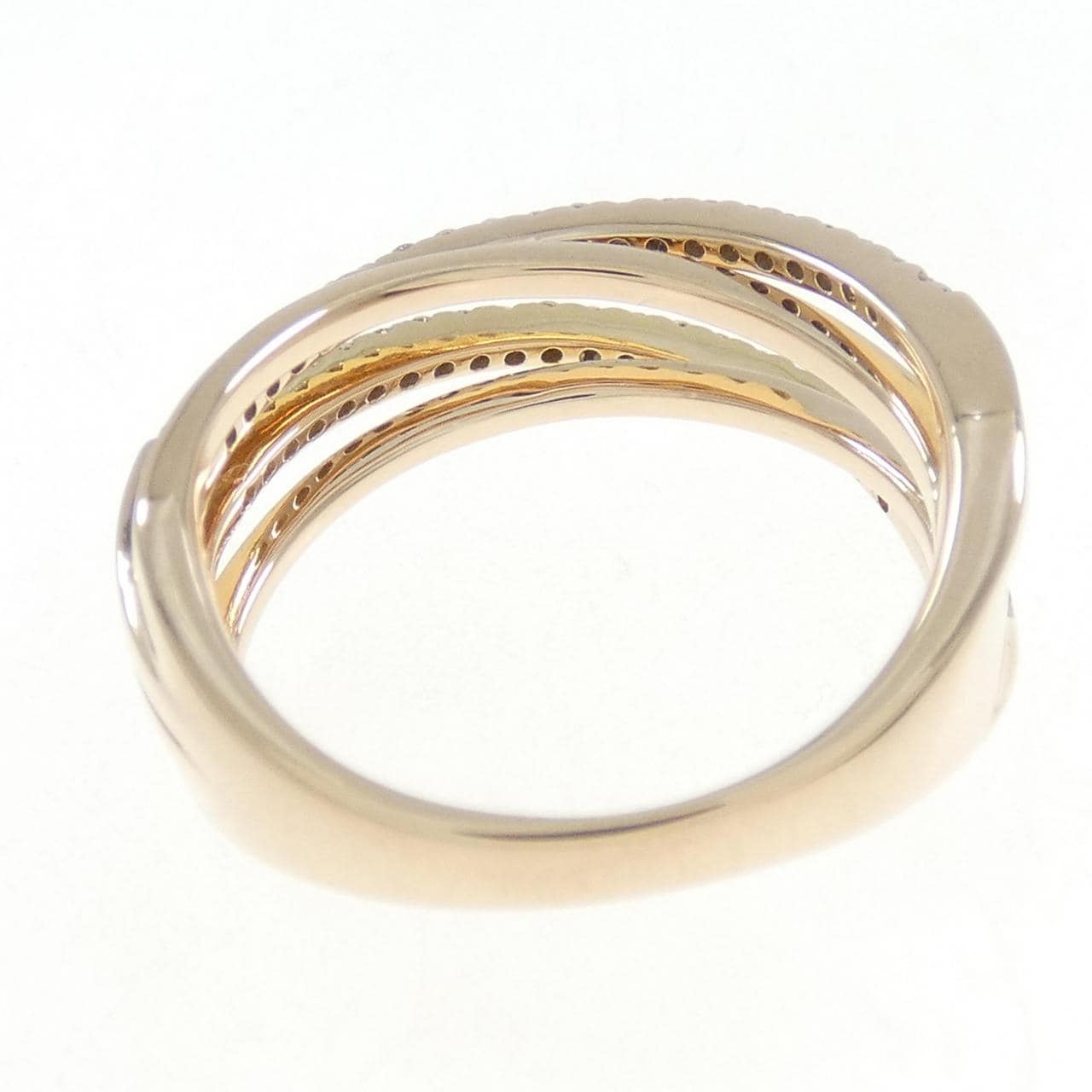 K18PG ダイヤモンド リング 0.21CT