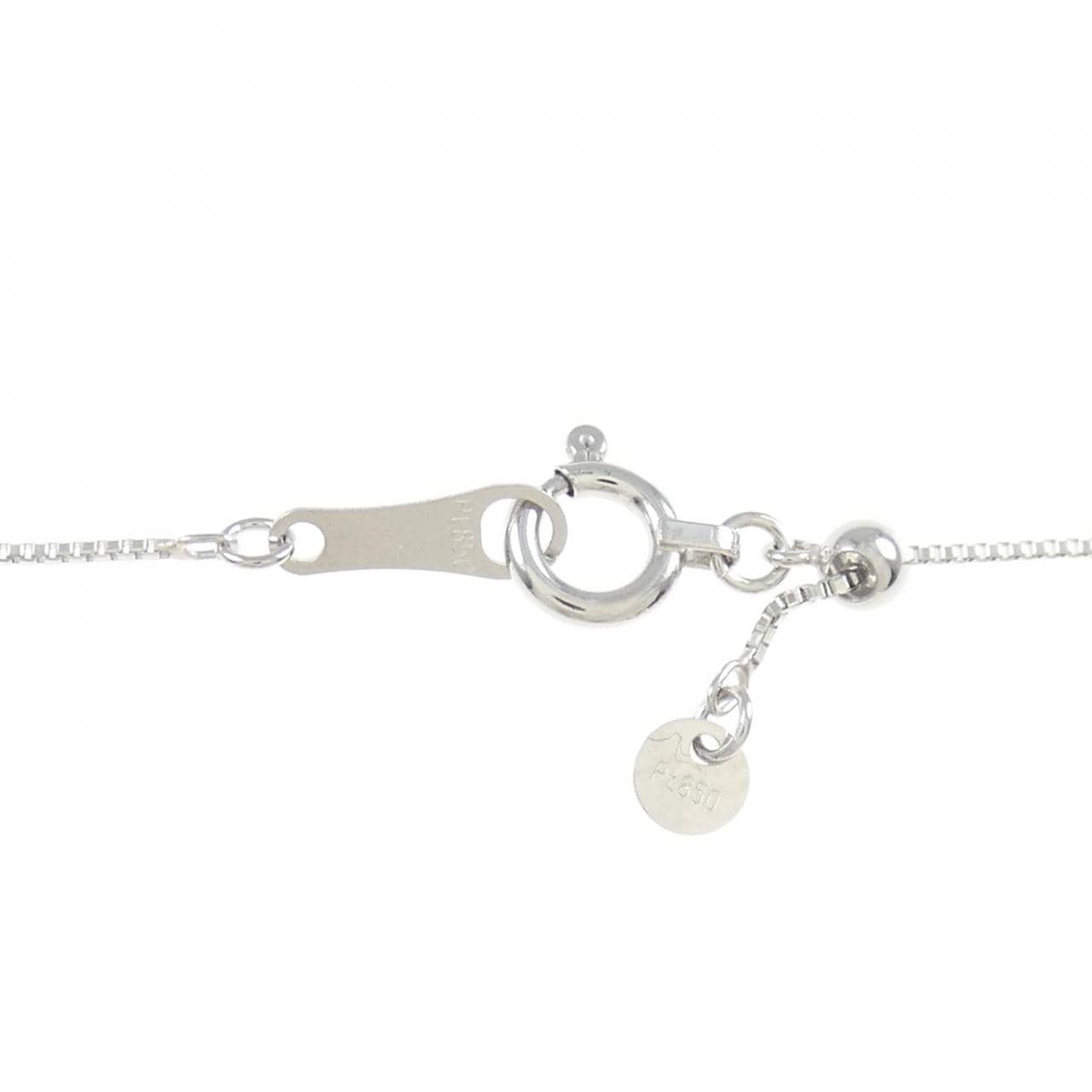 PT900/PT850 ソリティア ダイヤモンド ネックレス 0.304CT