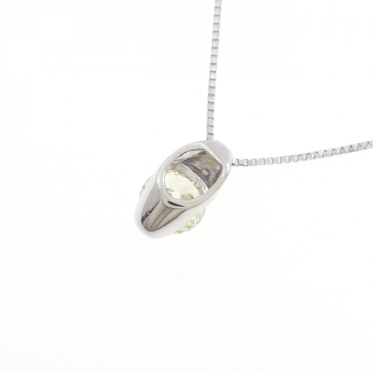 K18WG ダイヤモンド ネックレス 0.75CT