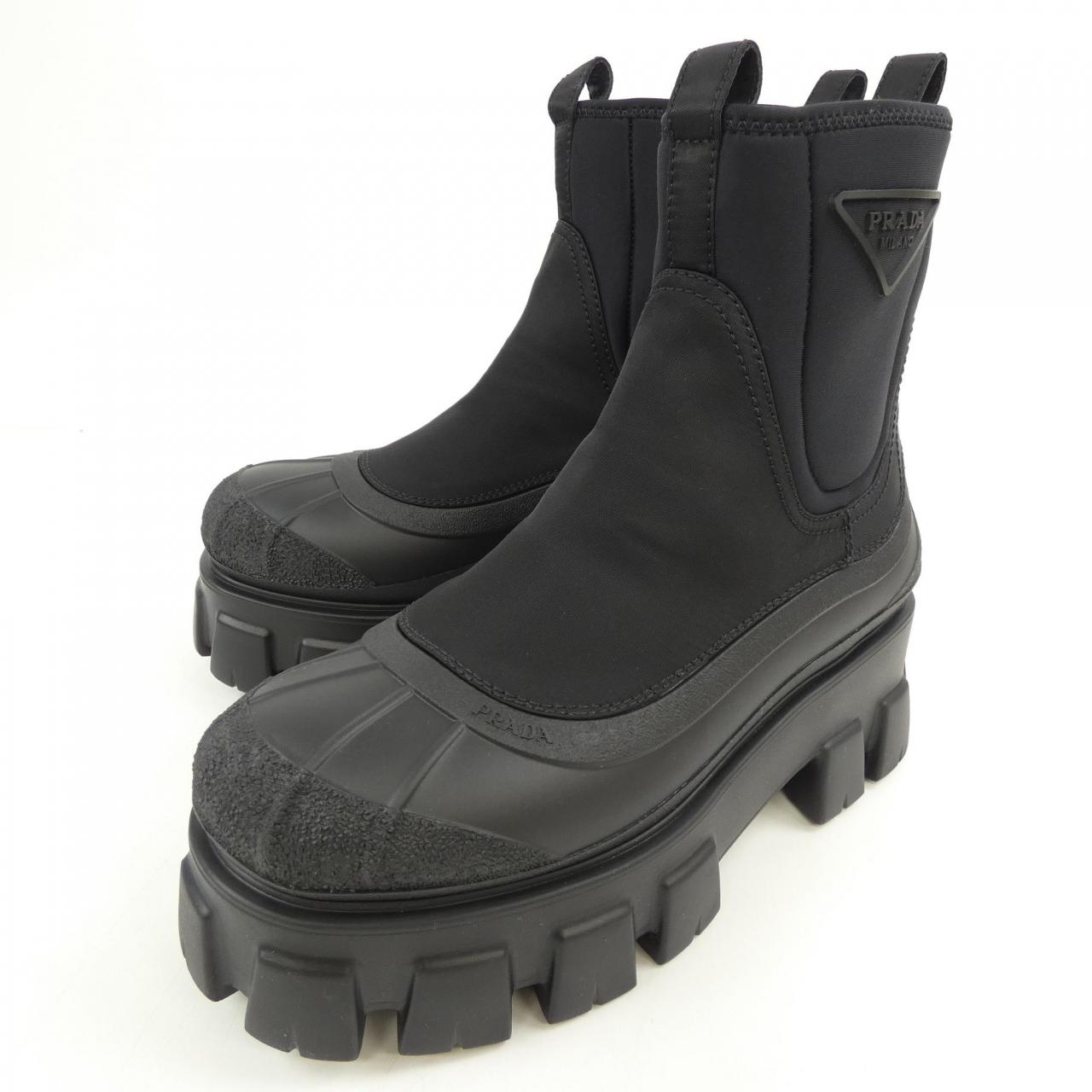 プラダ PRADA モノリス ダック アンクルブーツ 1T933M ブーツ