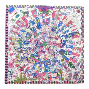 エルメス HERMES L'EPOPEE D'HERMES H243691S カレジェアン140 ショール