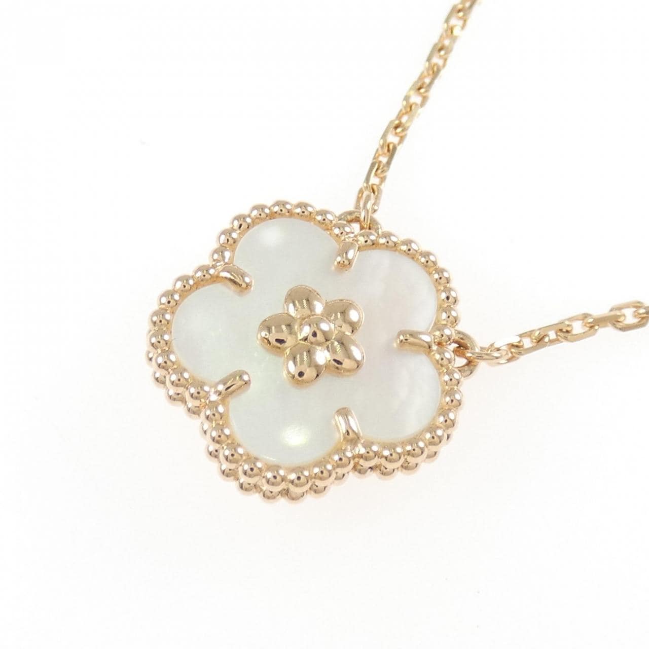 ヴァンクリーフ&アーペル ラッキー スプリング プラムブロッサム ネックレス