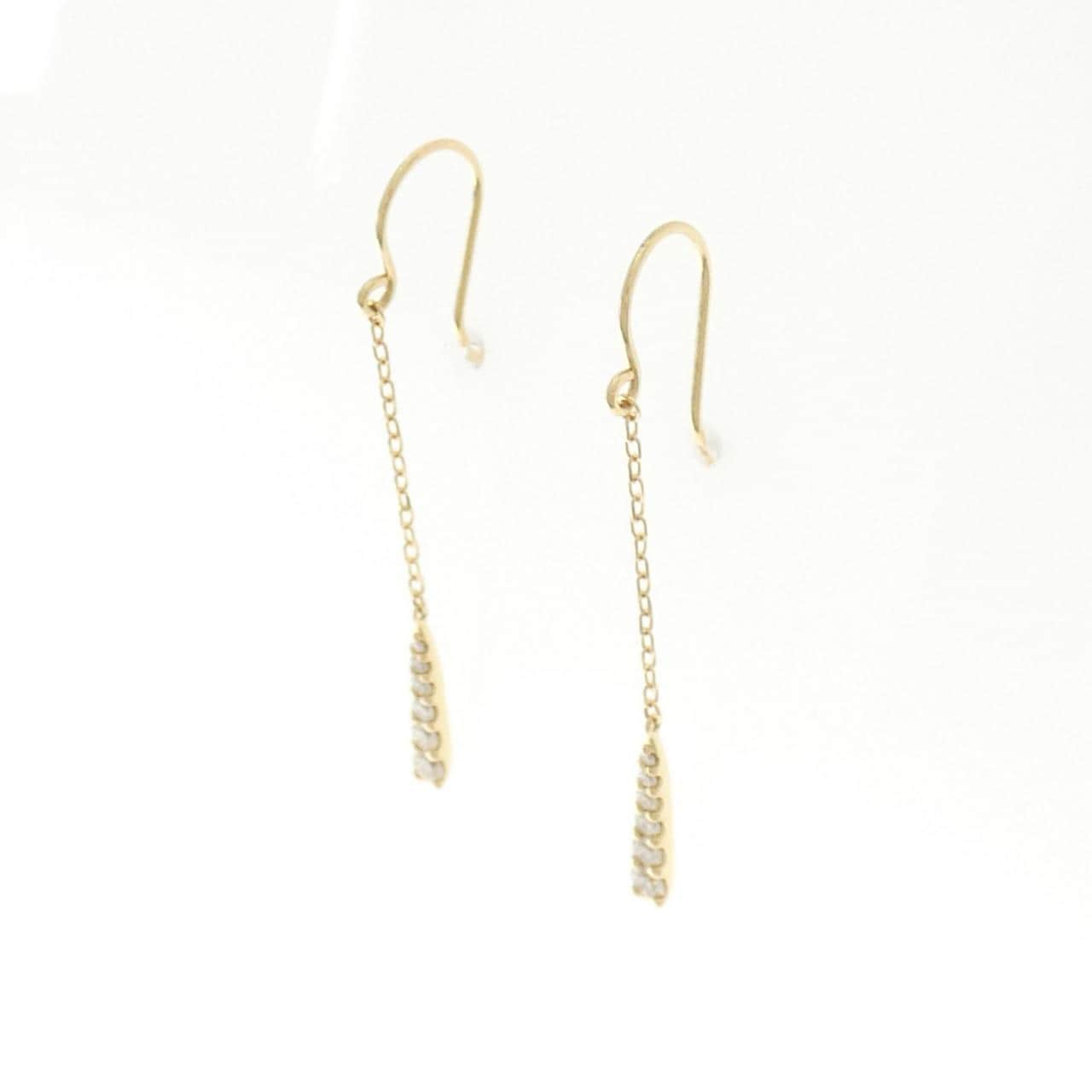 K18YG ダイヤモンド ピアス 0.20CT
