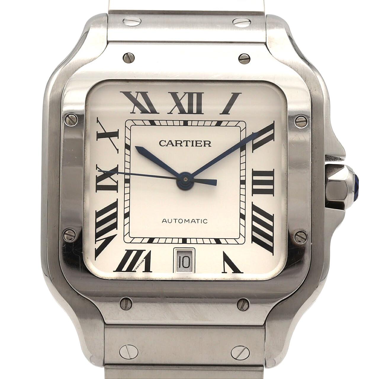【ノーメンテナンス還元価格】カルティエ サントス･ドゥ･カルティエLM WSSA0009 SS 自動巻