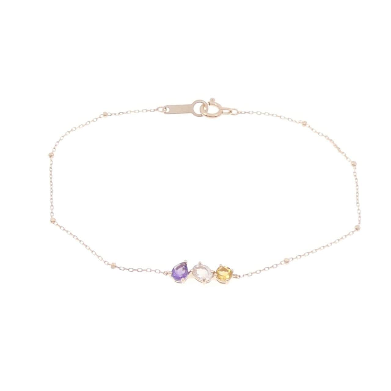 4゜C カラーストーン ブレスレット