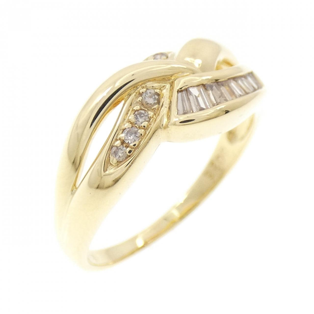 K18YG ダイヤモンド リング 0.26CT