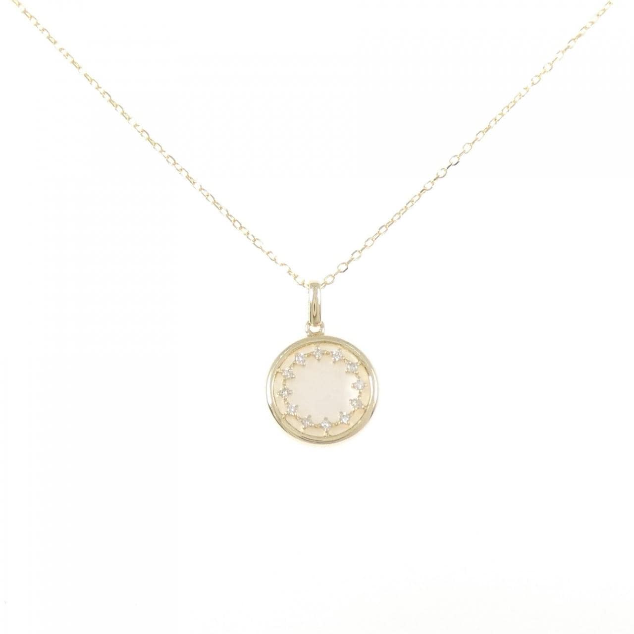 K10YG マザーオブパール ネックレス