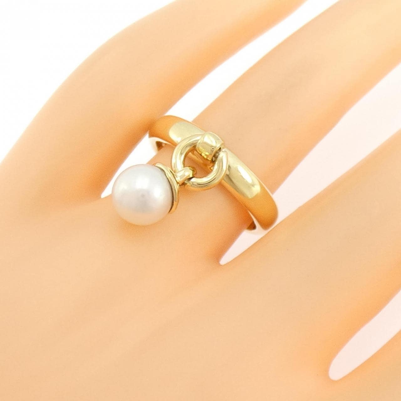 【ヴィンテージ】ティファニー アコヤパール リング 7.2mm