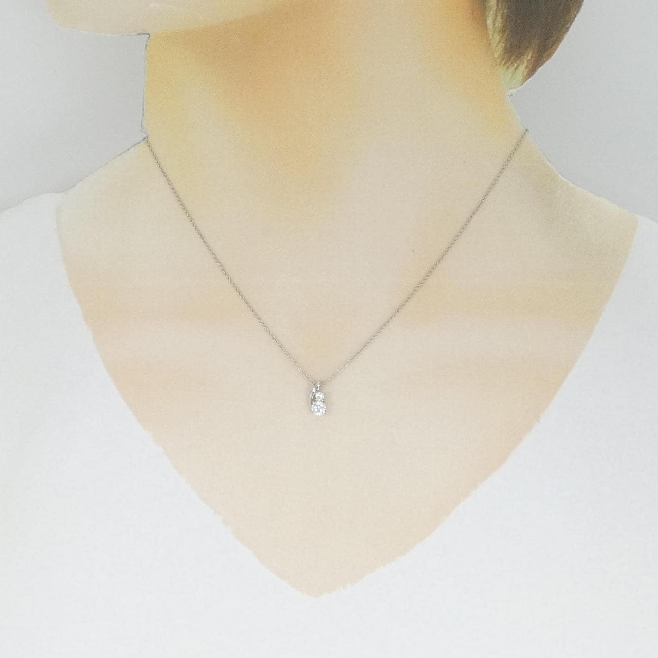 【リメイク】PT ダイヤモンド ネックレス 0.232CT E VVS2 3EXT