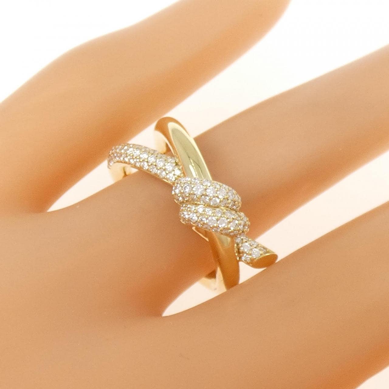 TIFFANY双排戒指 0.31CT