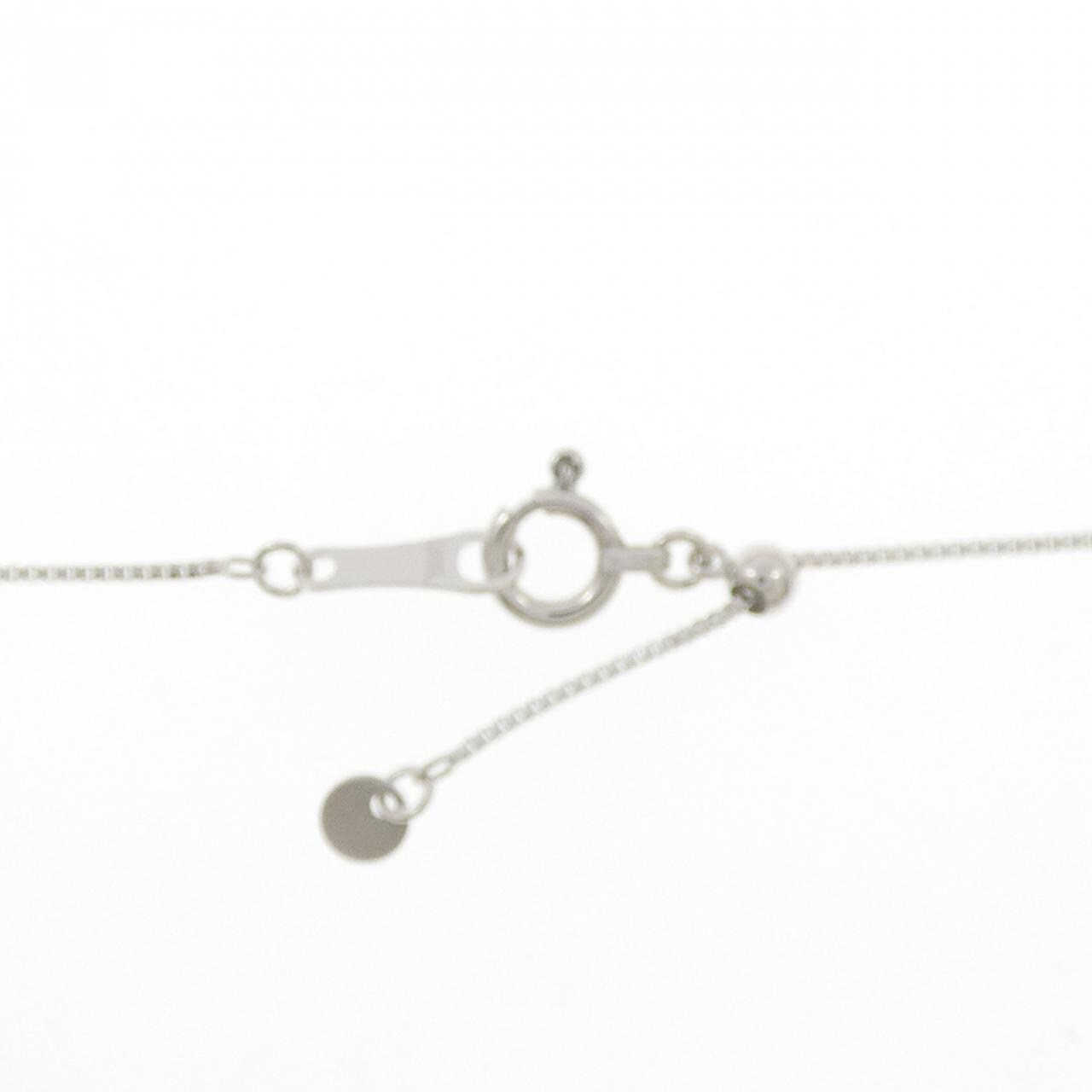 K18WG ハート ダイヤモンド ネックレス 0.30CT