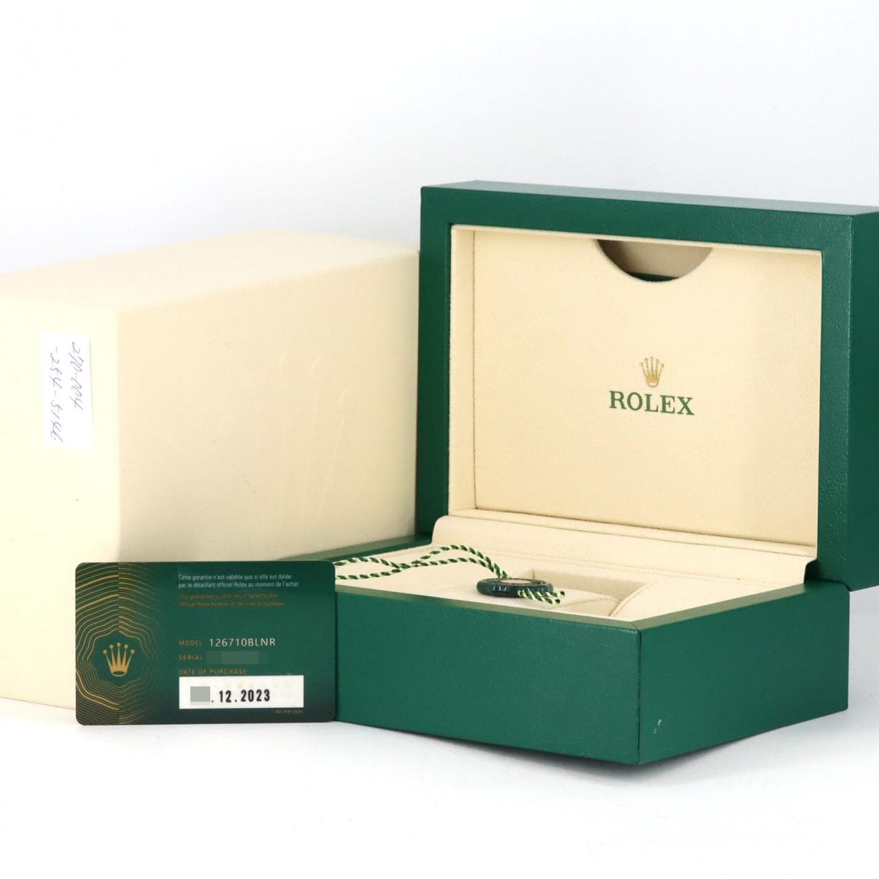 ロレックス GMTマスターⅡ 126710BLNR･5 SS 自動巻 ランダム番