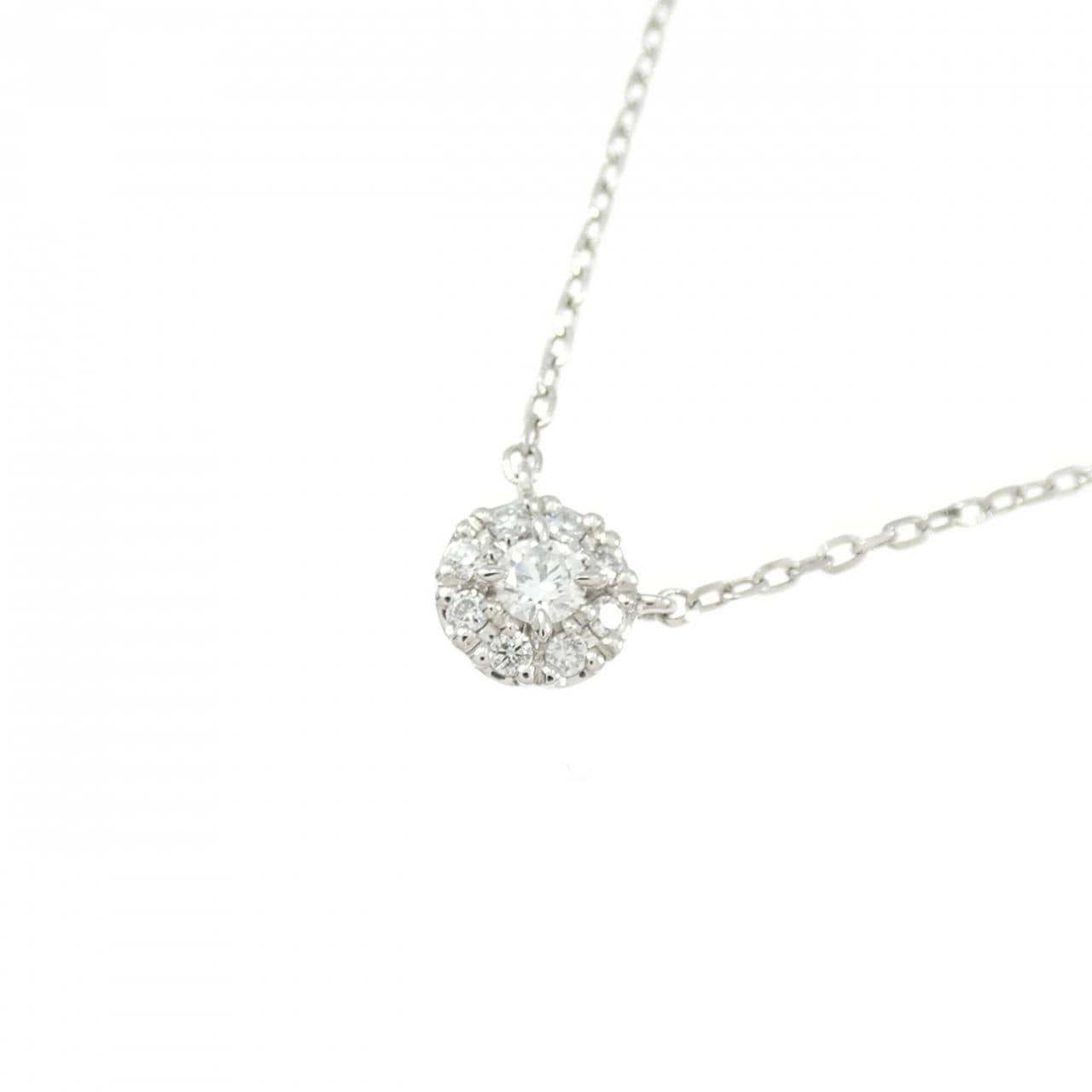 スタージュエリー ヘイロー ネックレス 0.06CT