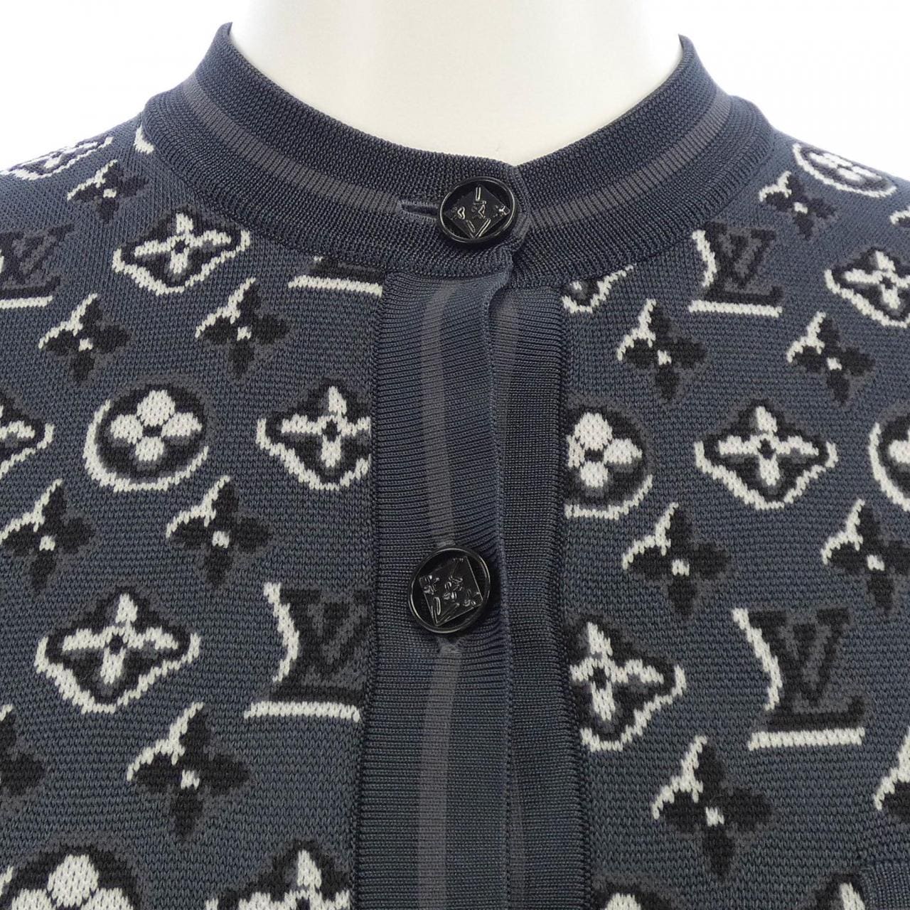 ルイヴィトン LOUIS VUITTON モノグラムシャドージャカードカーディガン FJKC20TVP カーディガン