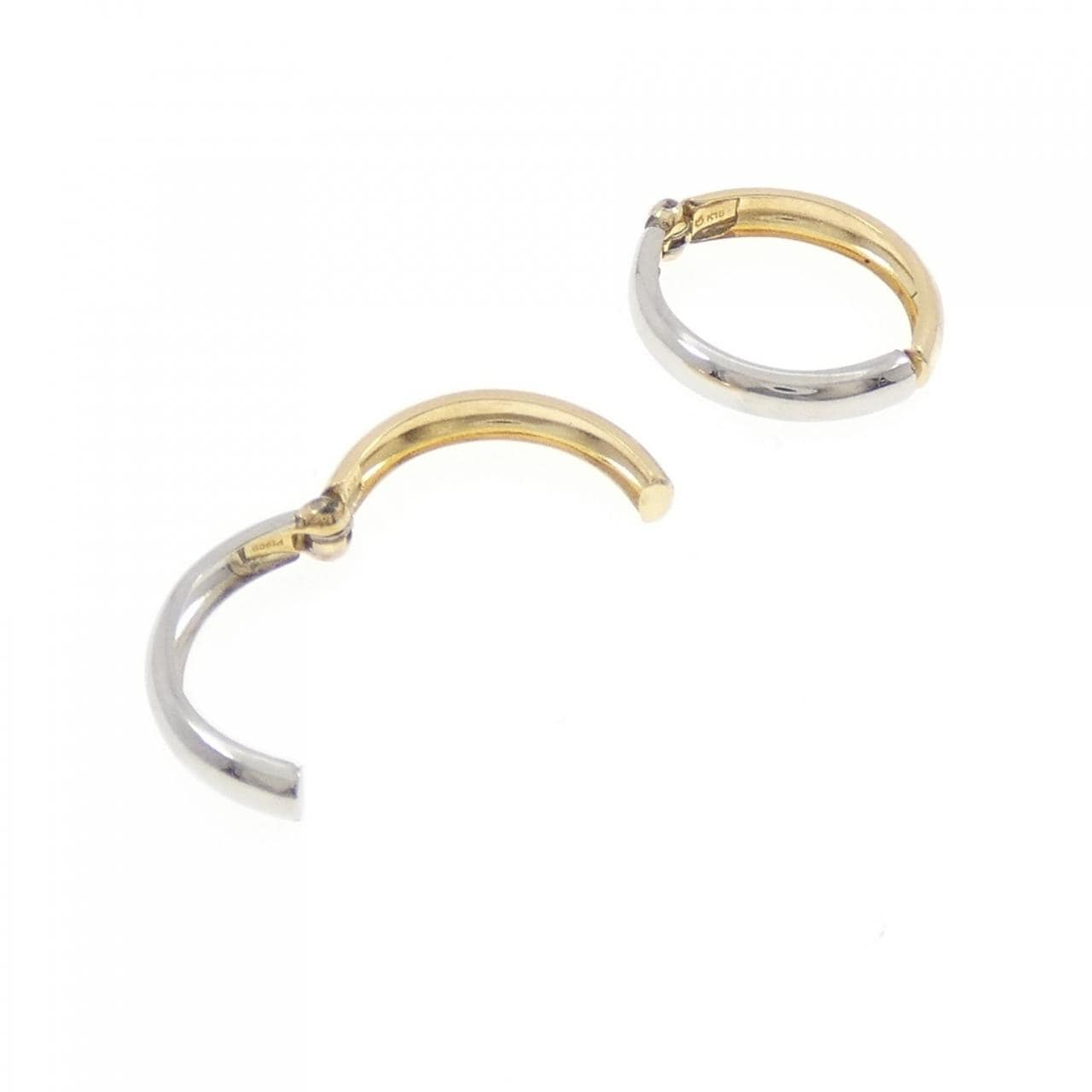 K18YG/PT900 イヤリング