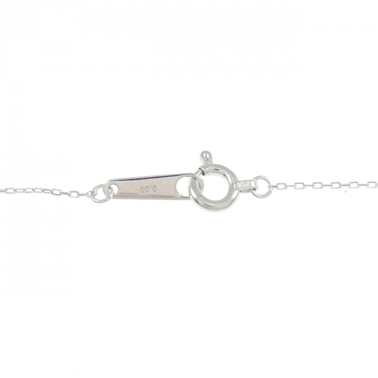 K10WG ダイヤモンド ネックレス 0.03CT