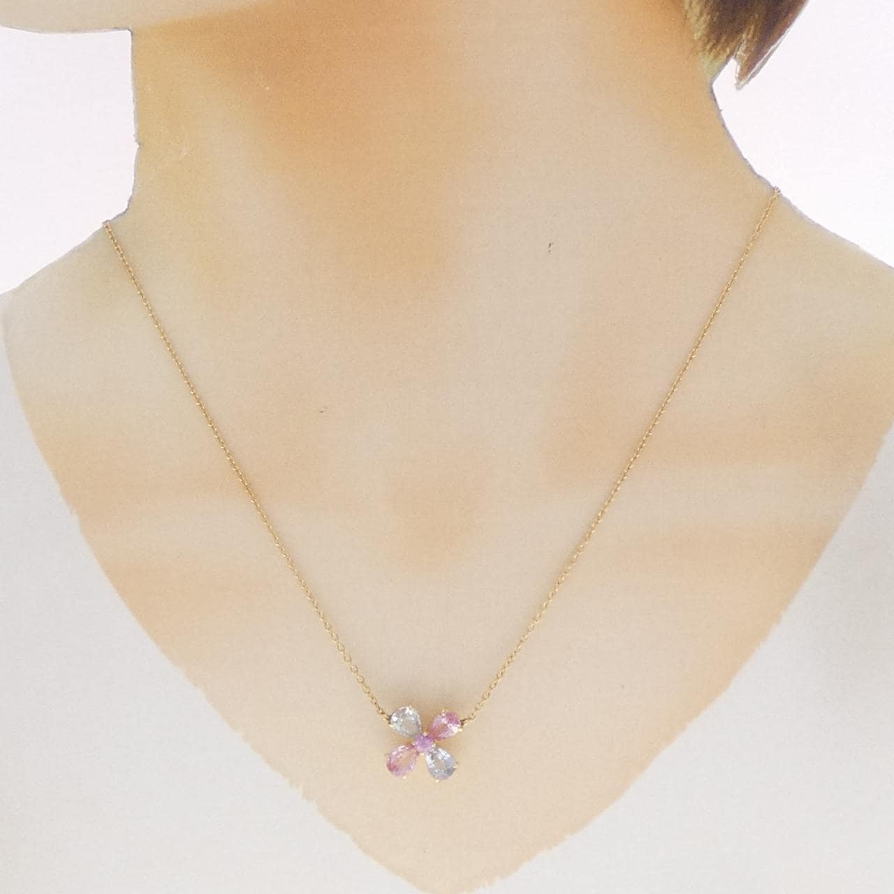 ポンテヴェキオ サファイヤ ネックレス 3.86CT