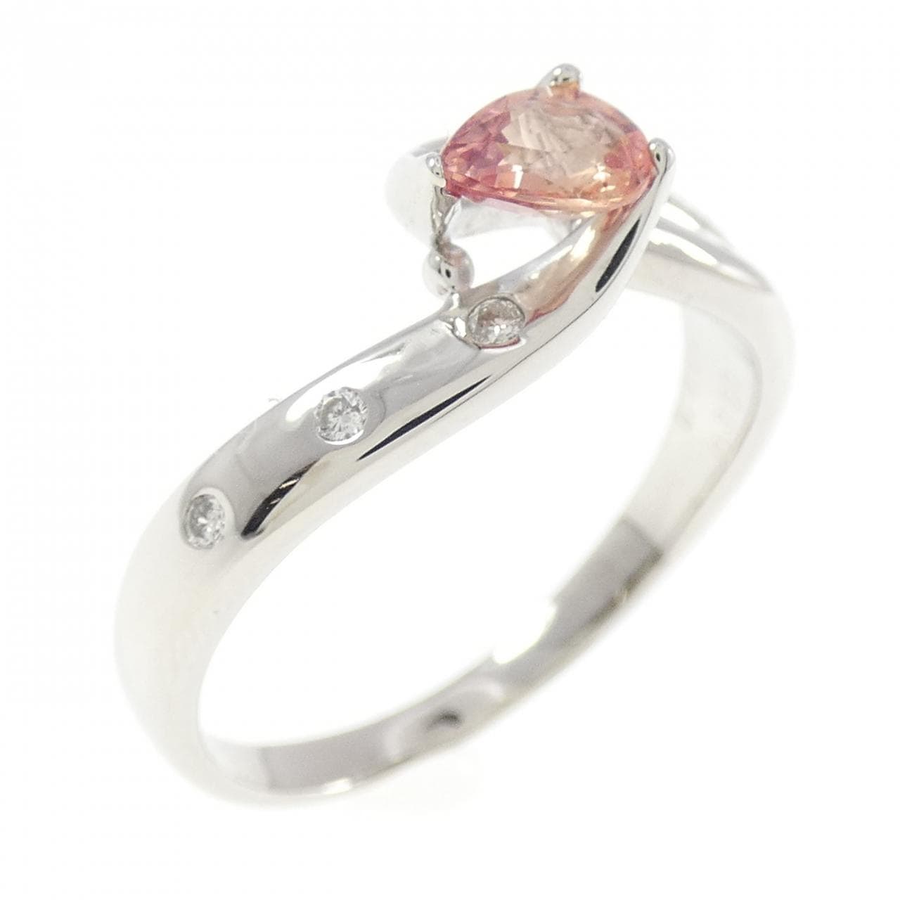 PT900 サファイヤ リング 0.360CT