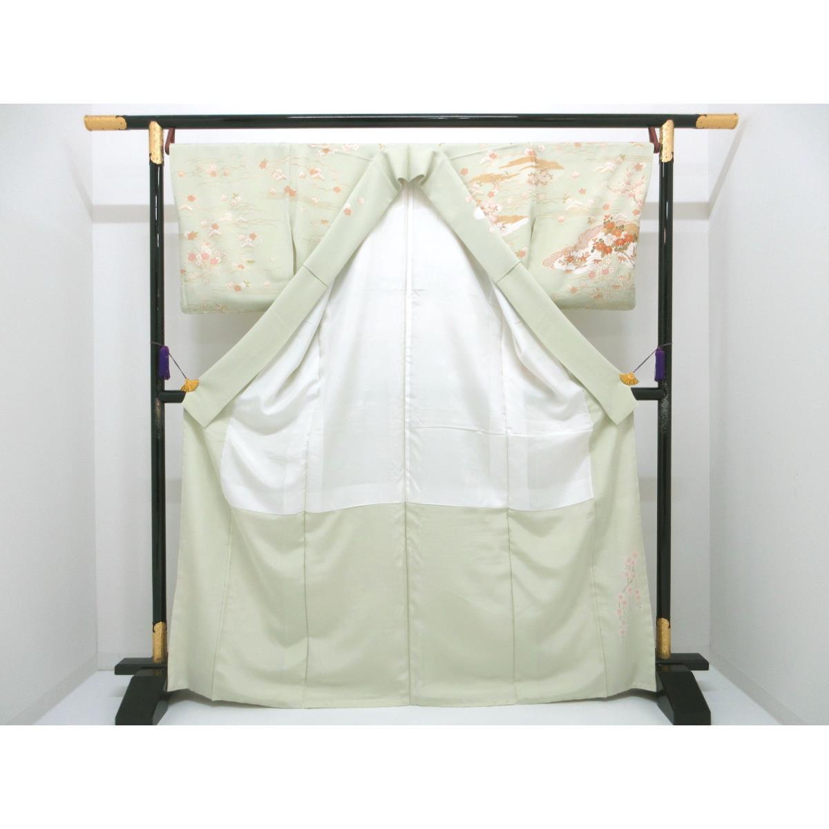 [Unused items] Homongi, Yuzen gold processing, embroidery
