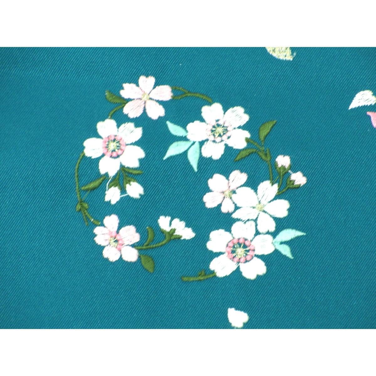 女袴　刺繍　紐下８６ｃｍ