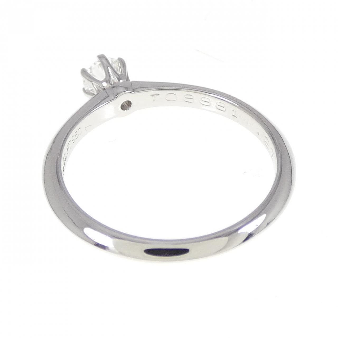 ティファニー クラシックソリティア リング 0.23CT G VVS1 VG