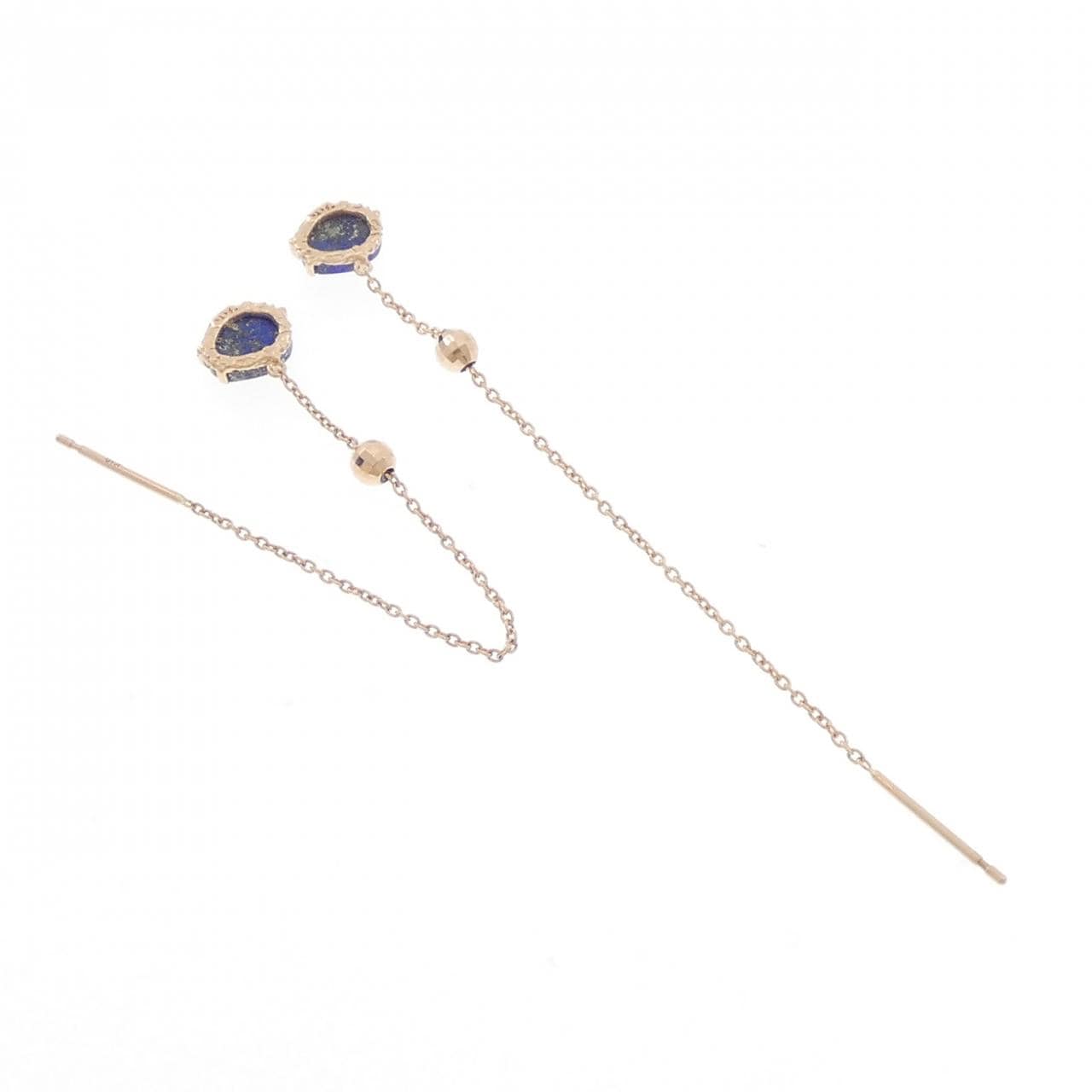 アガット ラピスラズリ ピアス