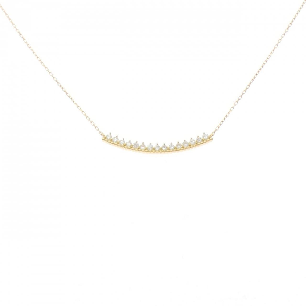 K18YG ダイヤモンド ネックレス 0.30CT