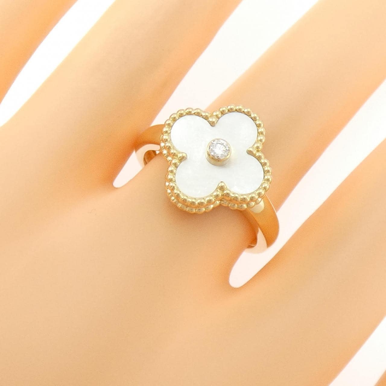 ヴァンクリーフ&アーペル ヴィンテージアルハンブラ リング