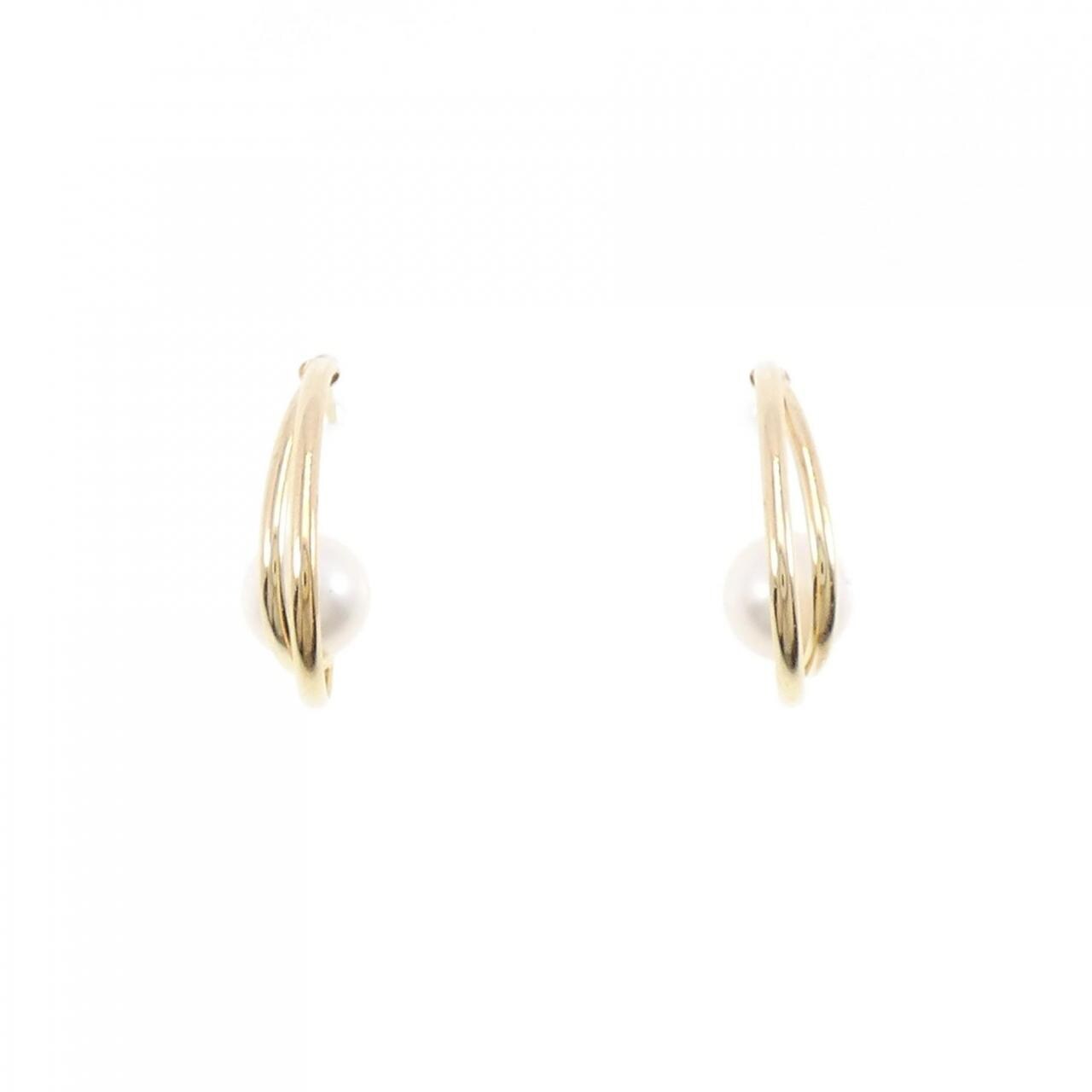 KOMEHYO | [BRAND NEW] K18YG Akoya Pearl Pierced Earrings