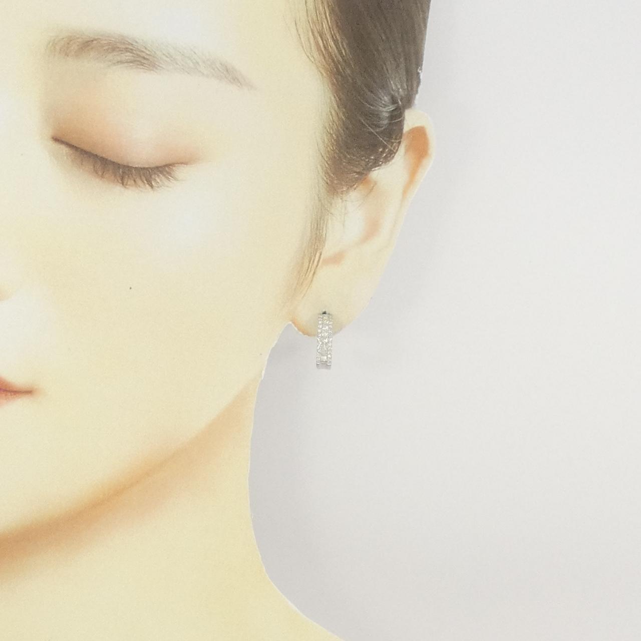 【新品】PT900 ダイヤモンド ピアス 0.90CT