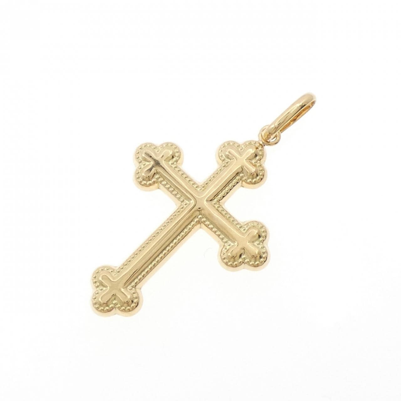 【新品】K18YG クロス ペンダント