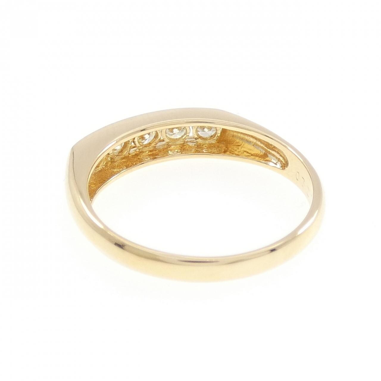K18YG ダイヤモンド リング 0.32CT
