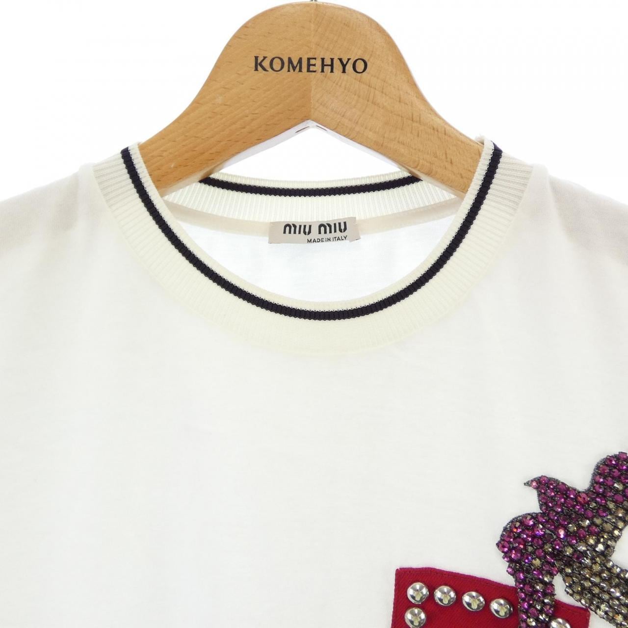 ミュウミュウ MIU MIU MJN042　1PJ2 Tシャツ
